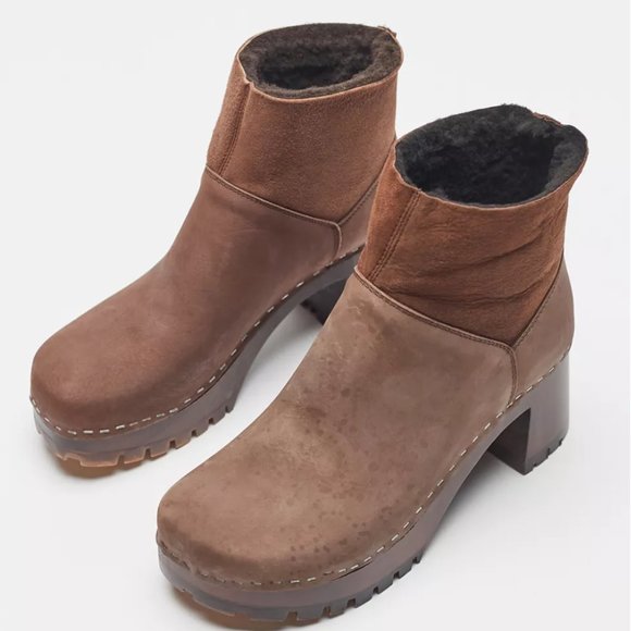 Swedish Hasbeens Heeled Slip-On Boot - Picture 2 of 4